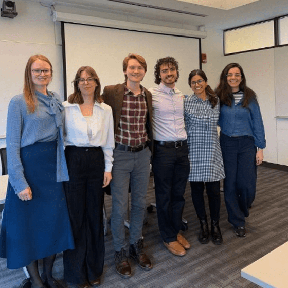 The LANGSA board: Elisabeth Scharnhorst, Marie Huebler, Joshua Duvall, Brendan Cole, Angela Uriarte, Rojda Idil Arslan