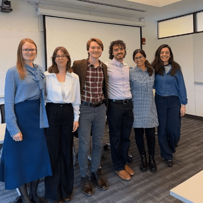 The LANGSA board: Elisabeth Scharnhorst, Marie Huebler, Joshua Duvall, Brendan Cole, Angela Uriarte, Rojda Idil Arslan